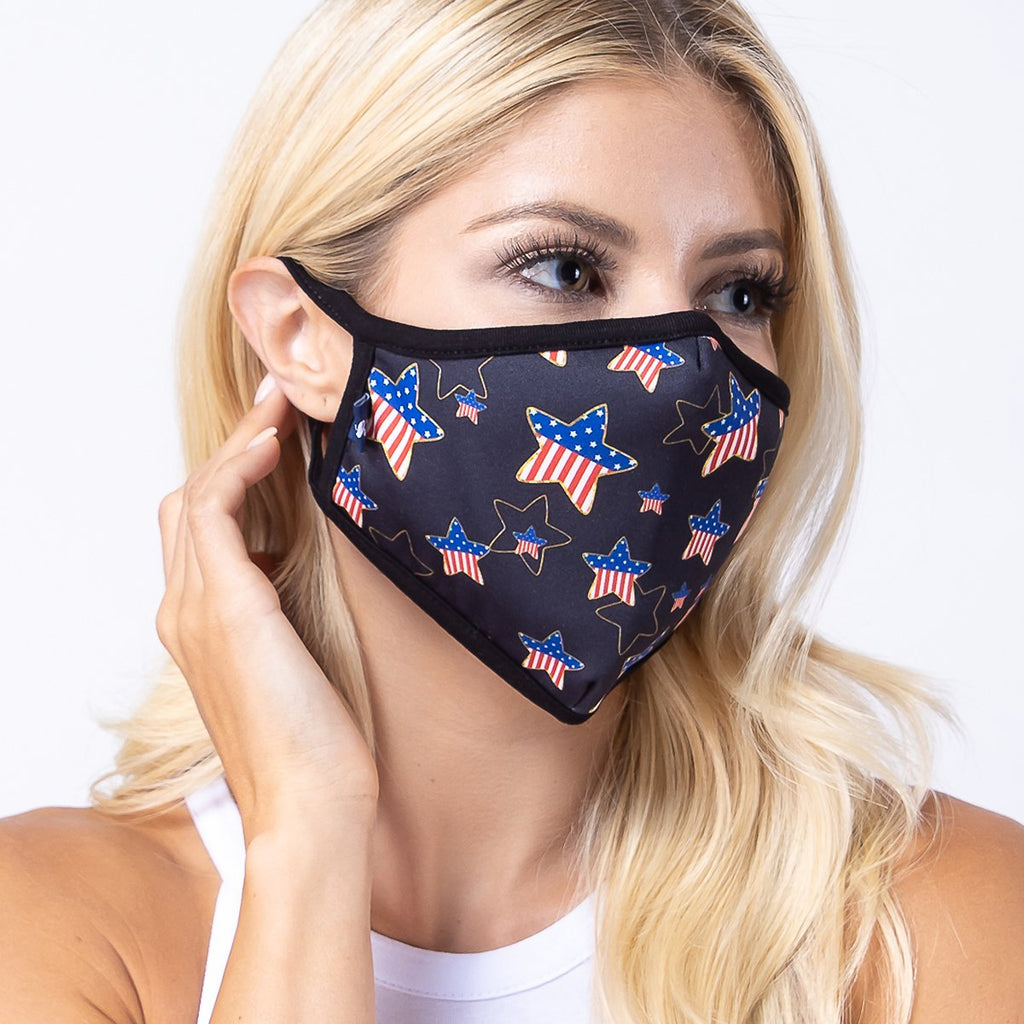 Stars USA 3-Layered Face Mask