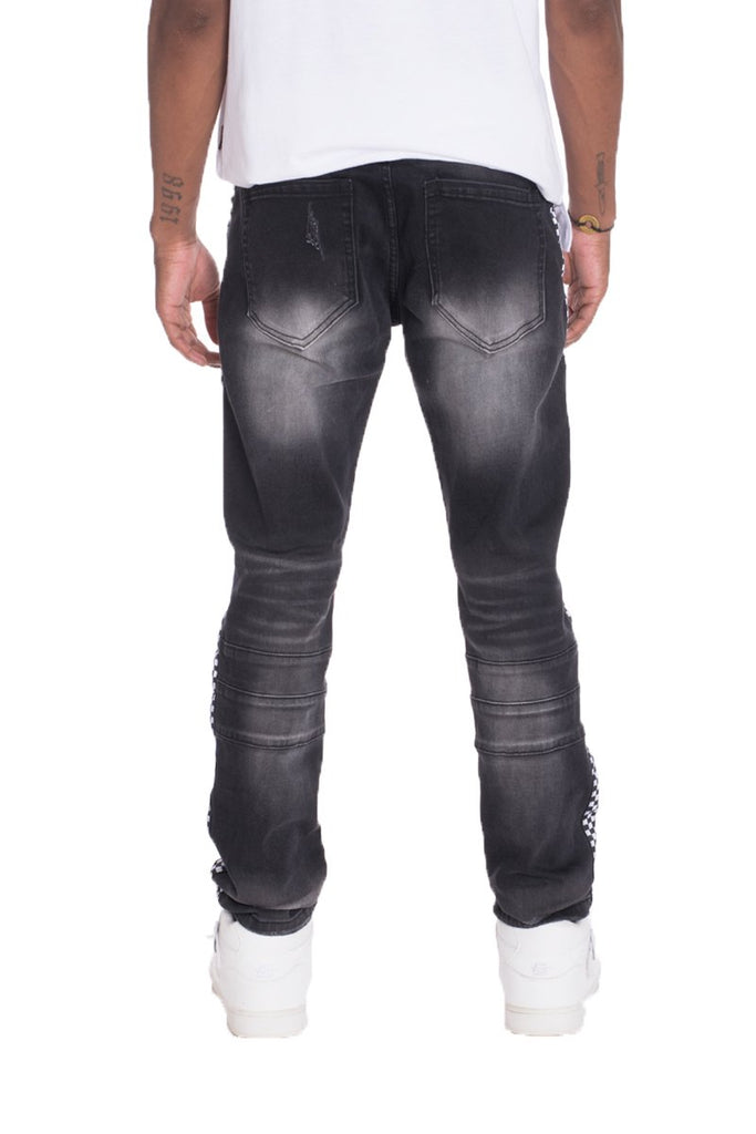 RACER DENIM- BLACK