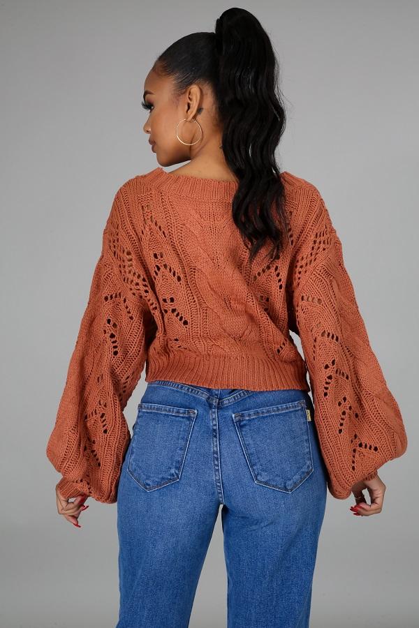 Massima Rust Sweater