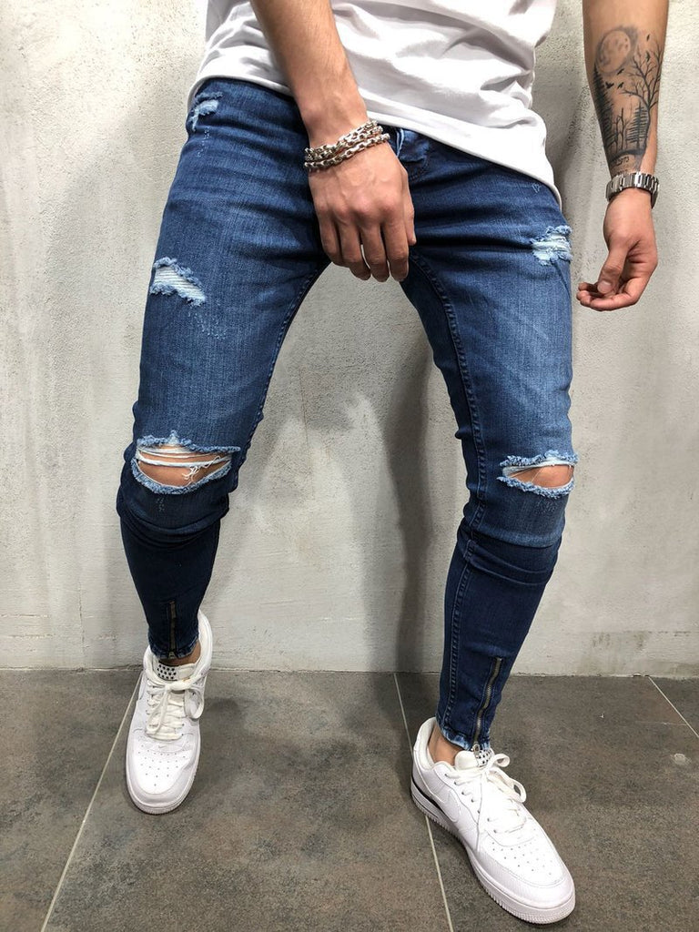 Men's ripped jeans