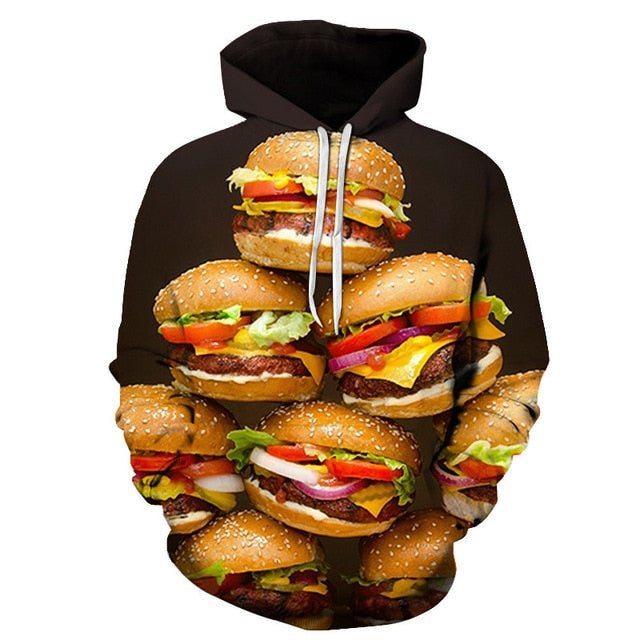 Men's 3D Beer Printed Hoodie Novelty Sweatshirt