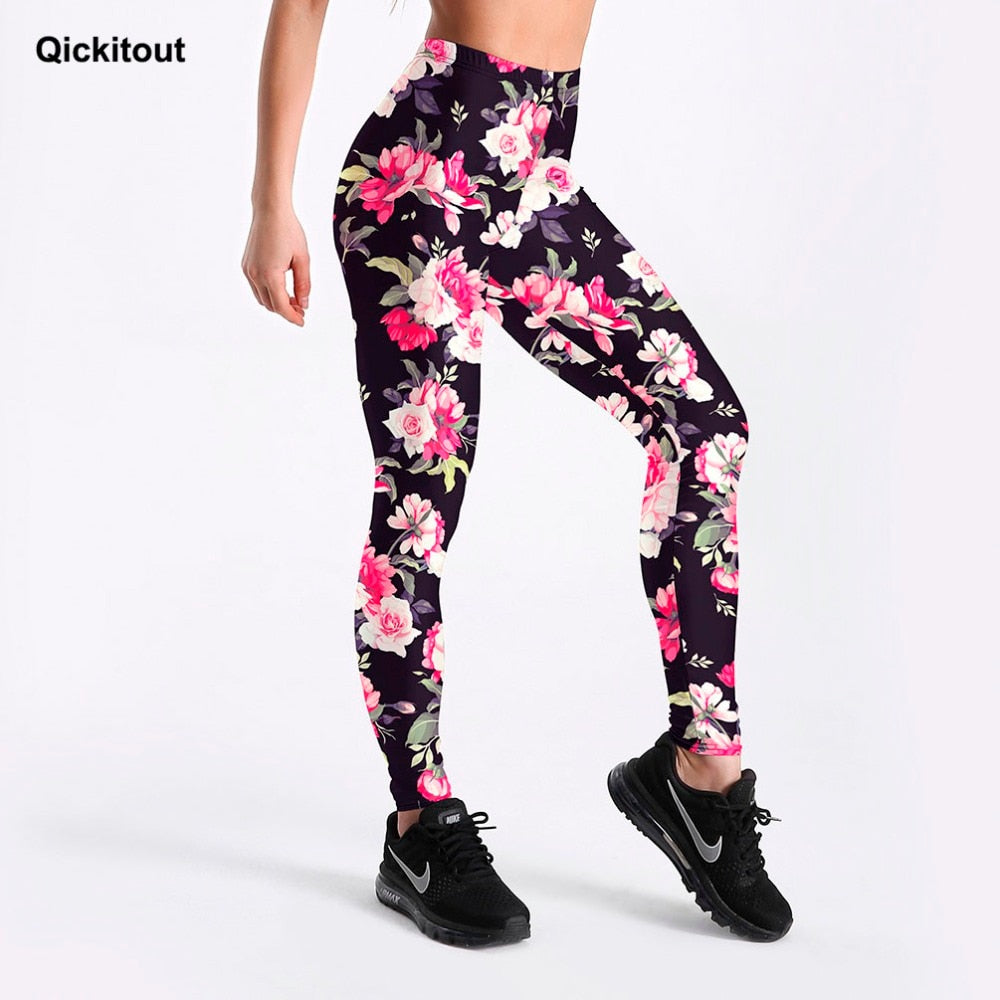 High Waist Geometric Pattern Breathable Sports Leggings