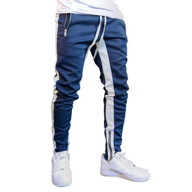 Men's Casual Sportswear Joggers with Zipper