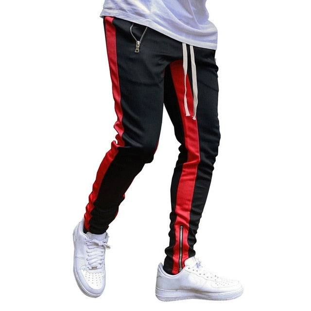 Men's Casual Sportswear Joggers with Zipper