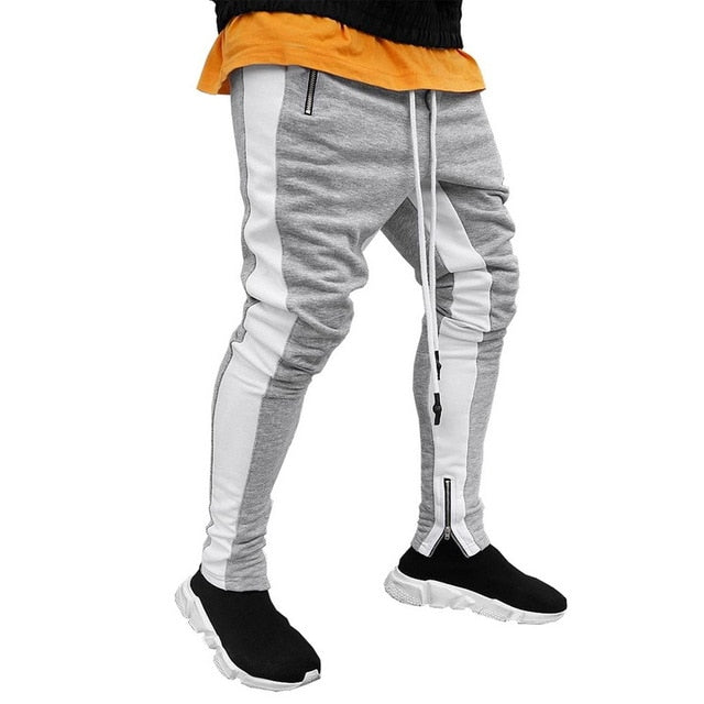 Men's Casual Sportswear Joggers with Zipper