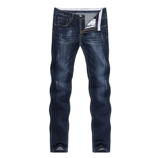 Men's Denim Jean's Slim Straight Dark Blue