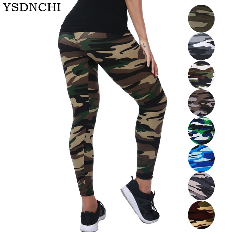 2020 Camouflage Style Slim Stretch Leggings