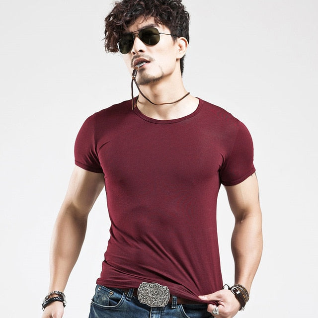 Men's T-Shirt Fitness V-Neck