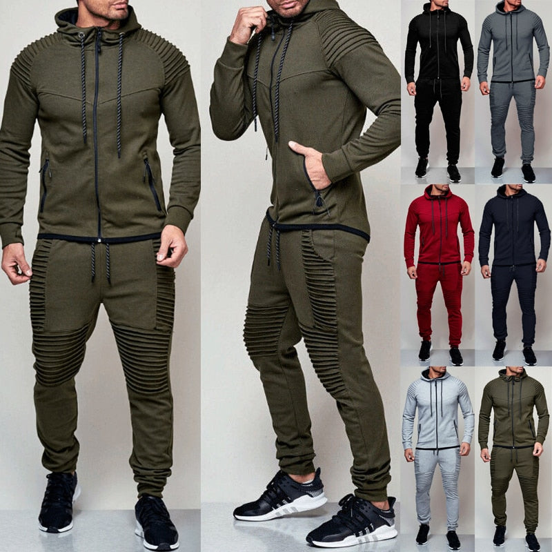 Men's 2 Piece Running Tracksuit Sportswear