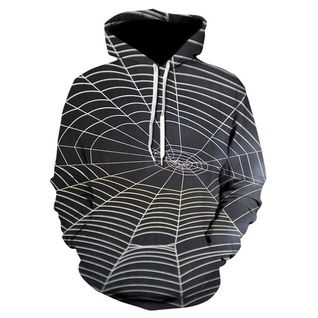 Men's 3D Psychedelic Vortex Pullover Hoodie