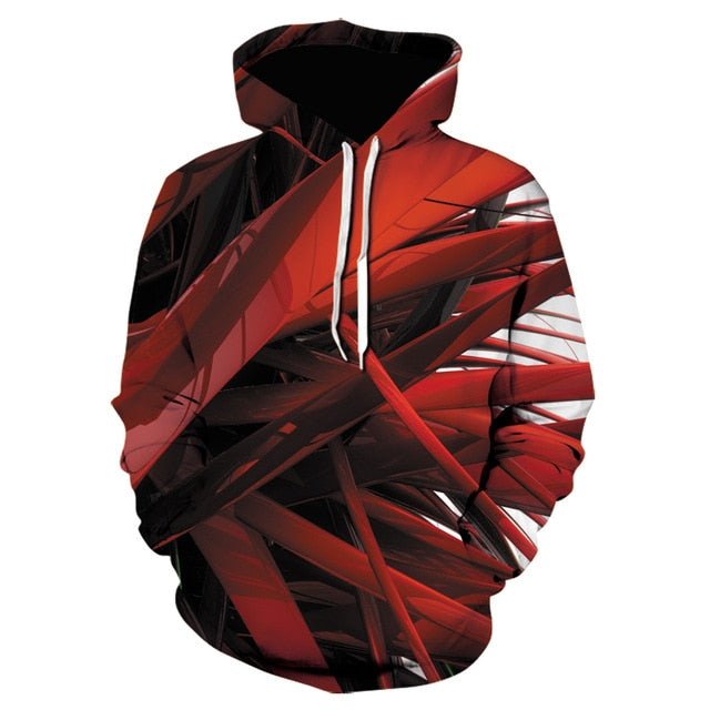 Men's 3D Psychedelic Vortex Pullover Hoodie