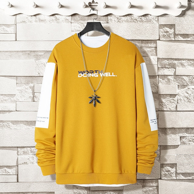 Oversized Crewneck Men's Sweatshirt