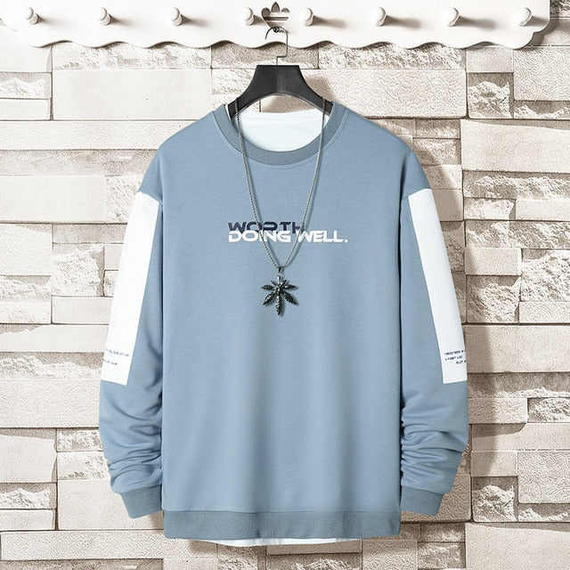 Oversized Crewneck Men's Sweatshirt