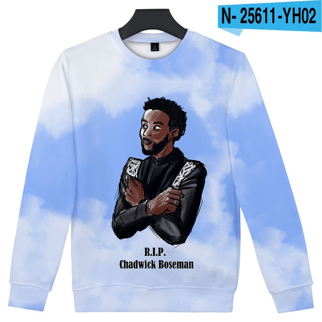 WAKANDA FOREVER 3D Hoodies Chadwick Boseman Hoodie Sweatshirt