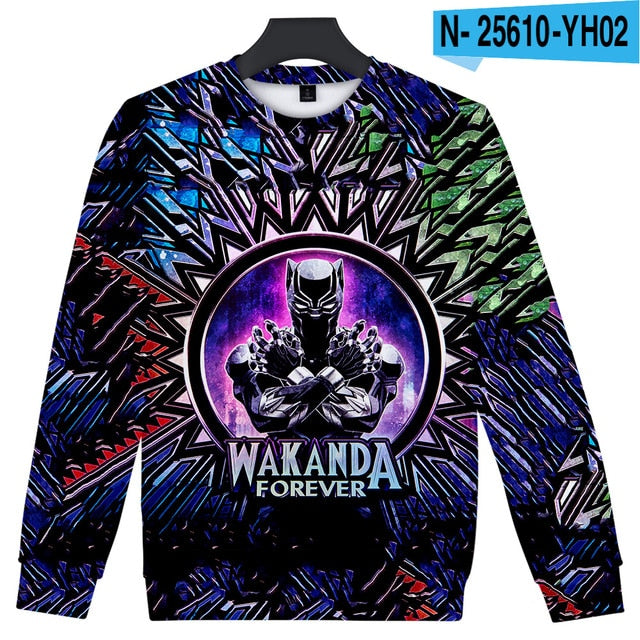 WAKANDA FOREVER 3D Hoodies Chadwick Boseman Hoodie Sweatshirt