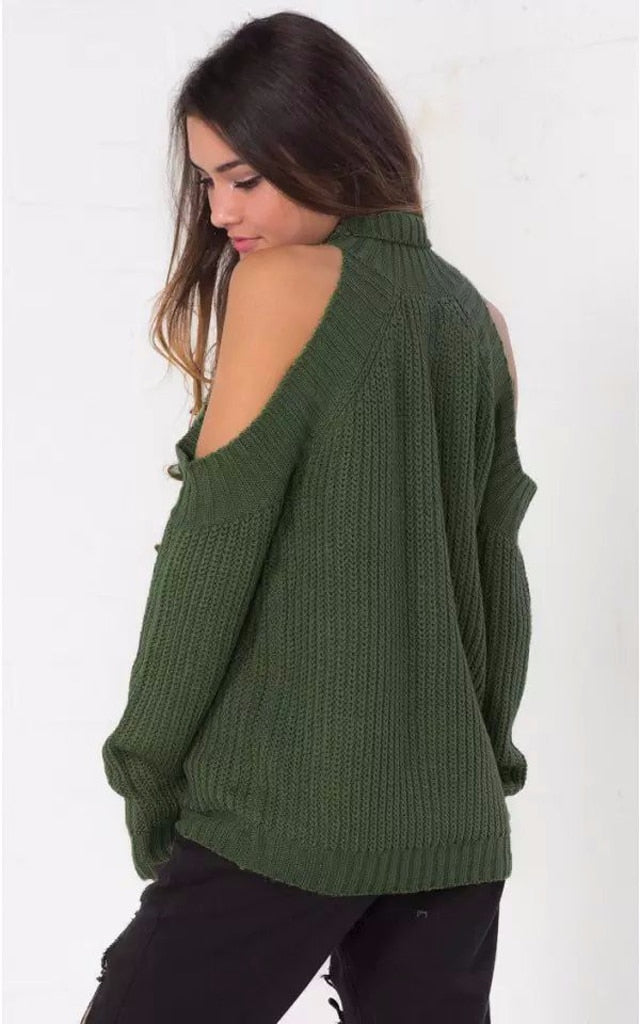 Oversize Off Shoulder Sweater