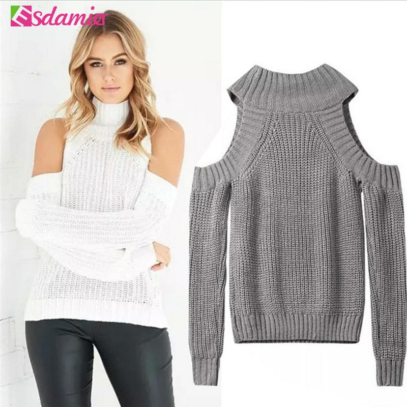 Oversize Off Shoulder Sweater