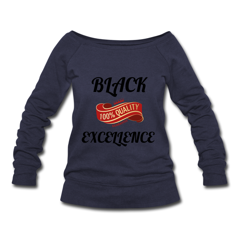 Women's Wideneck Sweatshirt Excellence Edition - melange navy