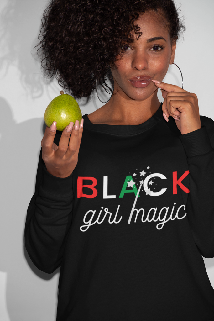 Women's Wideneck Sweatshirt Black Girl Magic Edition